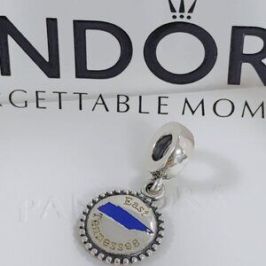Pandora East Tennessee Dangle Charm S925 Sterling Silver Bracelet Pendant